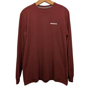 Patagonia M's Long-Sleeved P-6 Logo Responsibili-Tee Medium